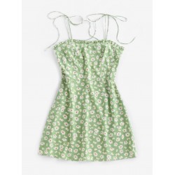 Daisy Print Mini Cami Dress