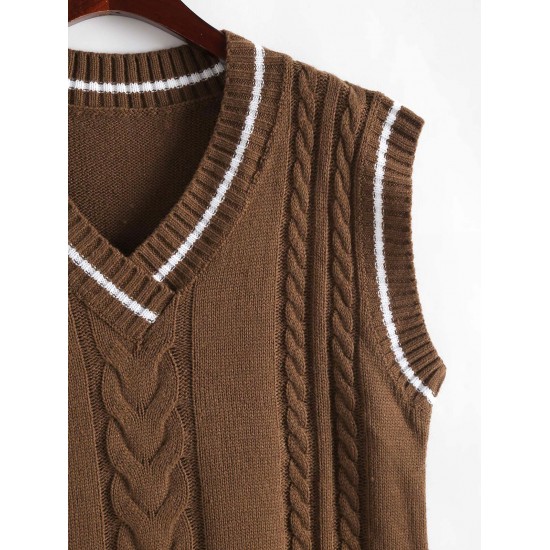 Cable Knit Cricket Sweater Vest